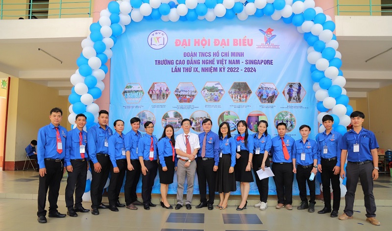 Đại hội Đại biểu Đoàn TNCS trường Cao đẳng nghề Việt Nam – Singapore lần thứ IX (2022 – 2024)