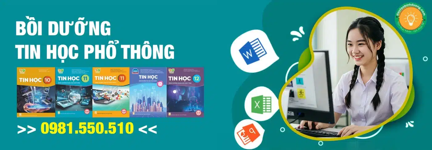Bồi dưỡng tin học phổ thông tại bình dương 25.03