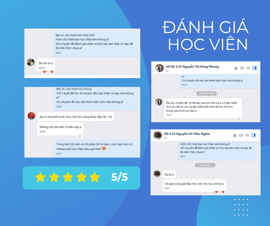 Đánh giá học viên